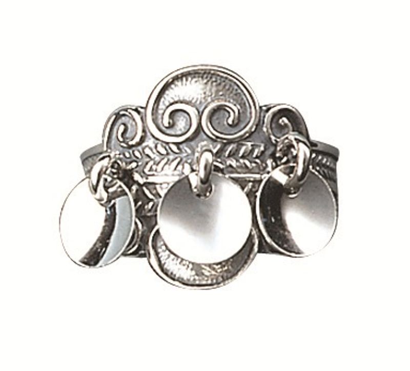 Ring, oksidert m. lauv artnr: 317102