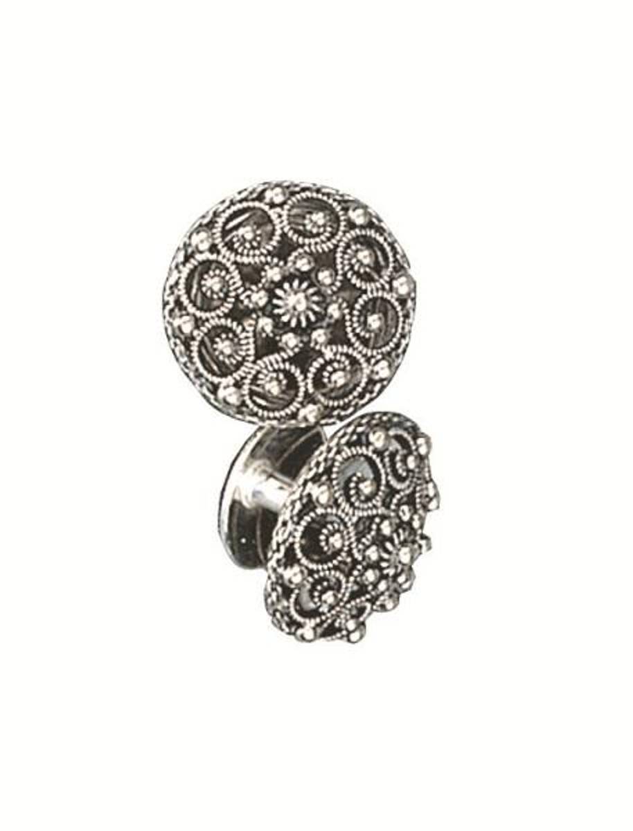 Mansj.knappar, oksidert m. stolpe artnr: 082123