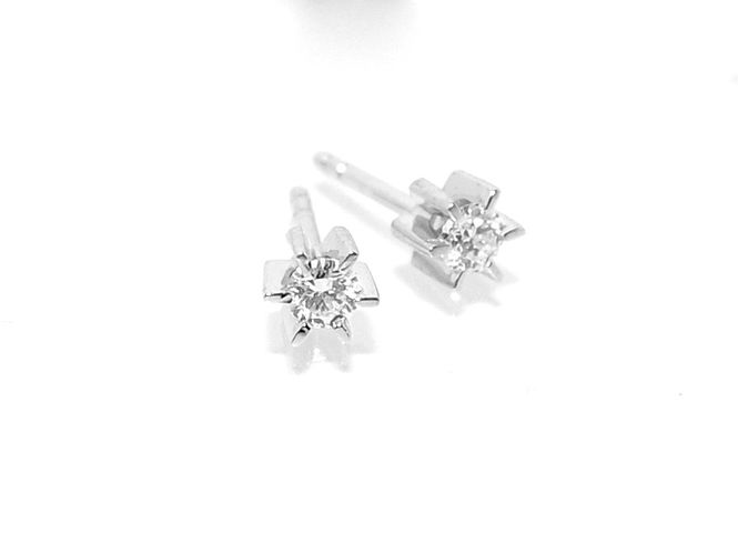 Hovedbilde Diamantøredobber SuperDeal med diamanter 0.20 ...