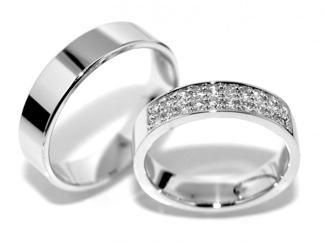 Hovedbilde Forlovelsesringer SuperDeal hvitt gull 0.40ct ...