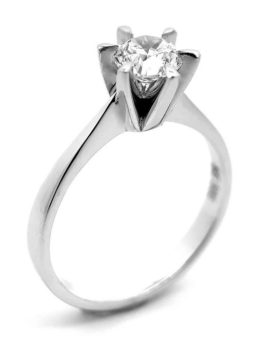 Hovedbilde Enstens Diamantring 0.80 carat tw.si GIA 