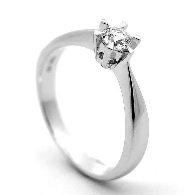 Hovedbilde Enstens Diamantring 0.20 w.si (585)