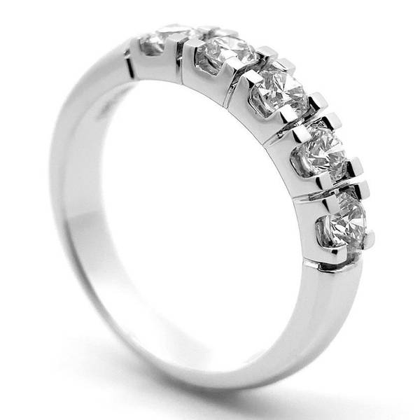 Hovedbilde Forlovelsesring dame med diamanter 0.75 carat ...