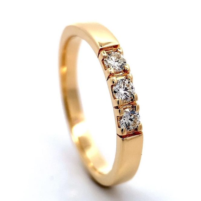 Hovedbilde Superdeal! Alliansering med diamanter 0.15 carat ...