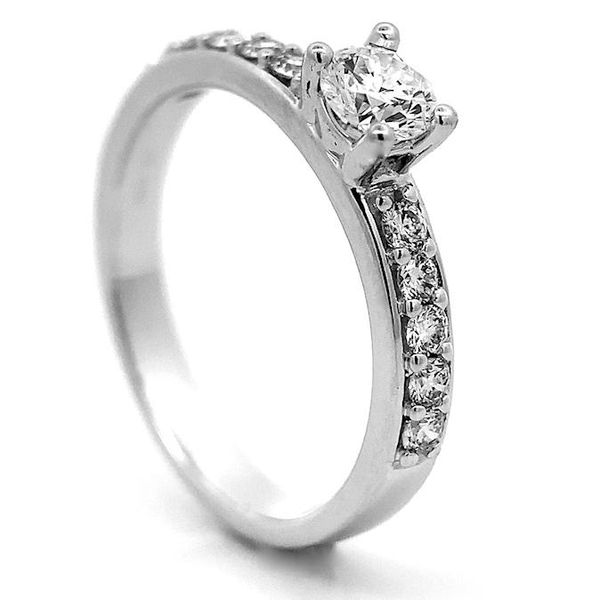 Hovedbilde Forlovelsesring dame 0.85 carat diamanter tw.si 