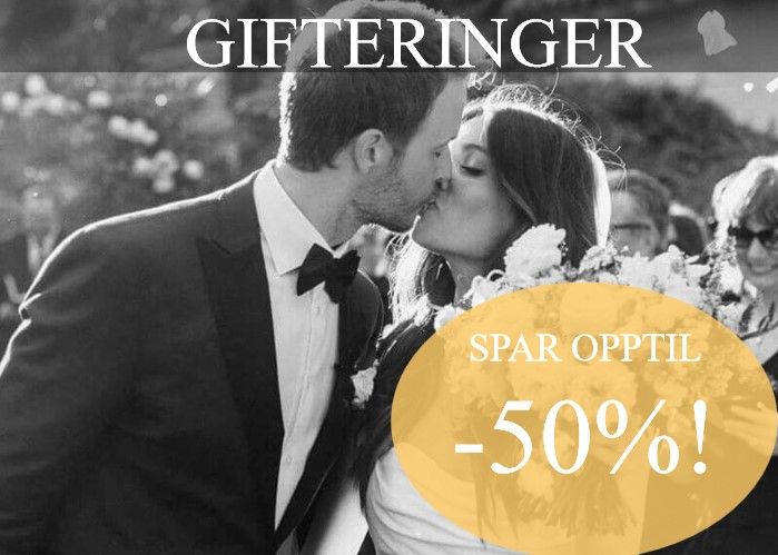 Se våre eksklusive gifteringer. Alle typer gifteringer finner du hos oss, hundrevis av modeller i vårt fantastiske sortiment. Kjøp på nett og spar 30-50%. Finn deres drømme-ringer hos Mingullsmed.no. Vi selger gifteringer sett, men du kan også bestille enkeltvis eller i kombinasjon. Utforsk også våre elegante kolleksjoner av gifteringer hvitt gull eller gifteringer med diamanter. Alle spesielle og i 14 karat skinnende gull.  I Norge brukes gifteringer på høyre hånd, et symbol på evig troskap.