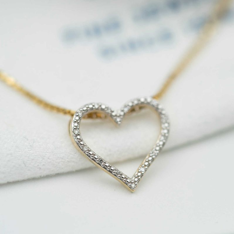 Diamantsmykke 0.045 carat w.si