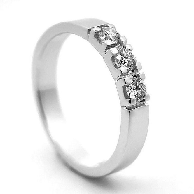 Hovedbilde Forlovelsesring med diamanter 0.30 carat w.si 