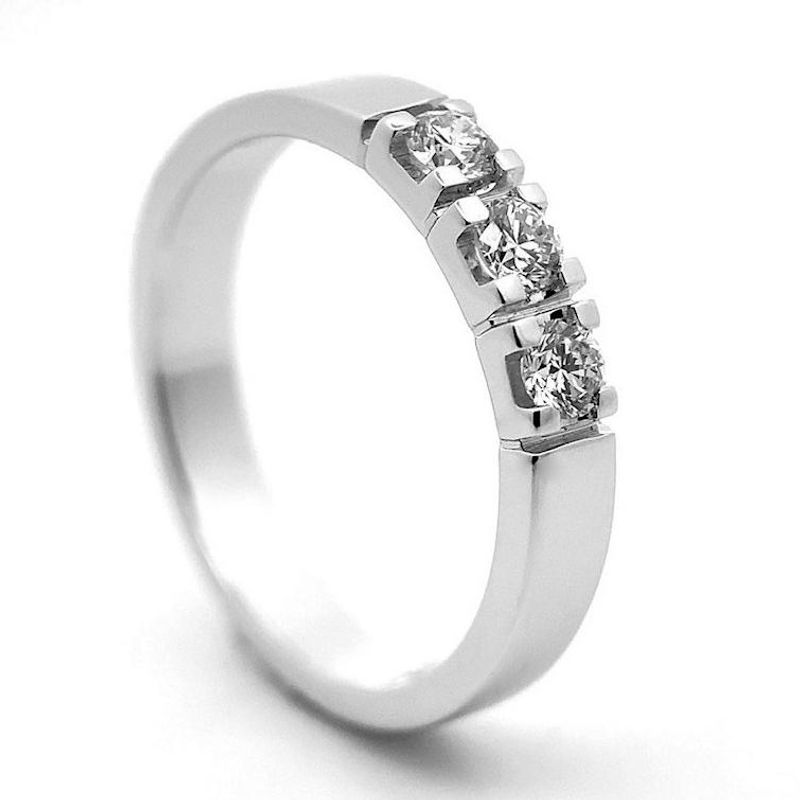 Forlovelsesring med diamanter 0.30 carat w.si 