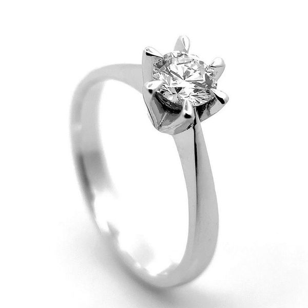 Hovedbilde Enstens Diamantring 0.50 River.si1 GIA 