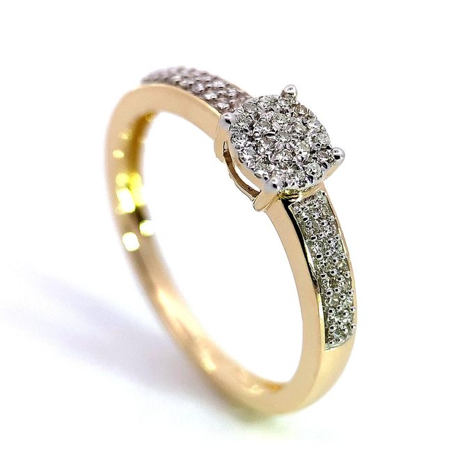 Hovedbilde SuperDeal! Diamantring 0.15 carat w.si